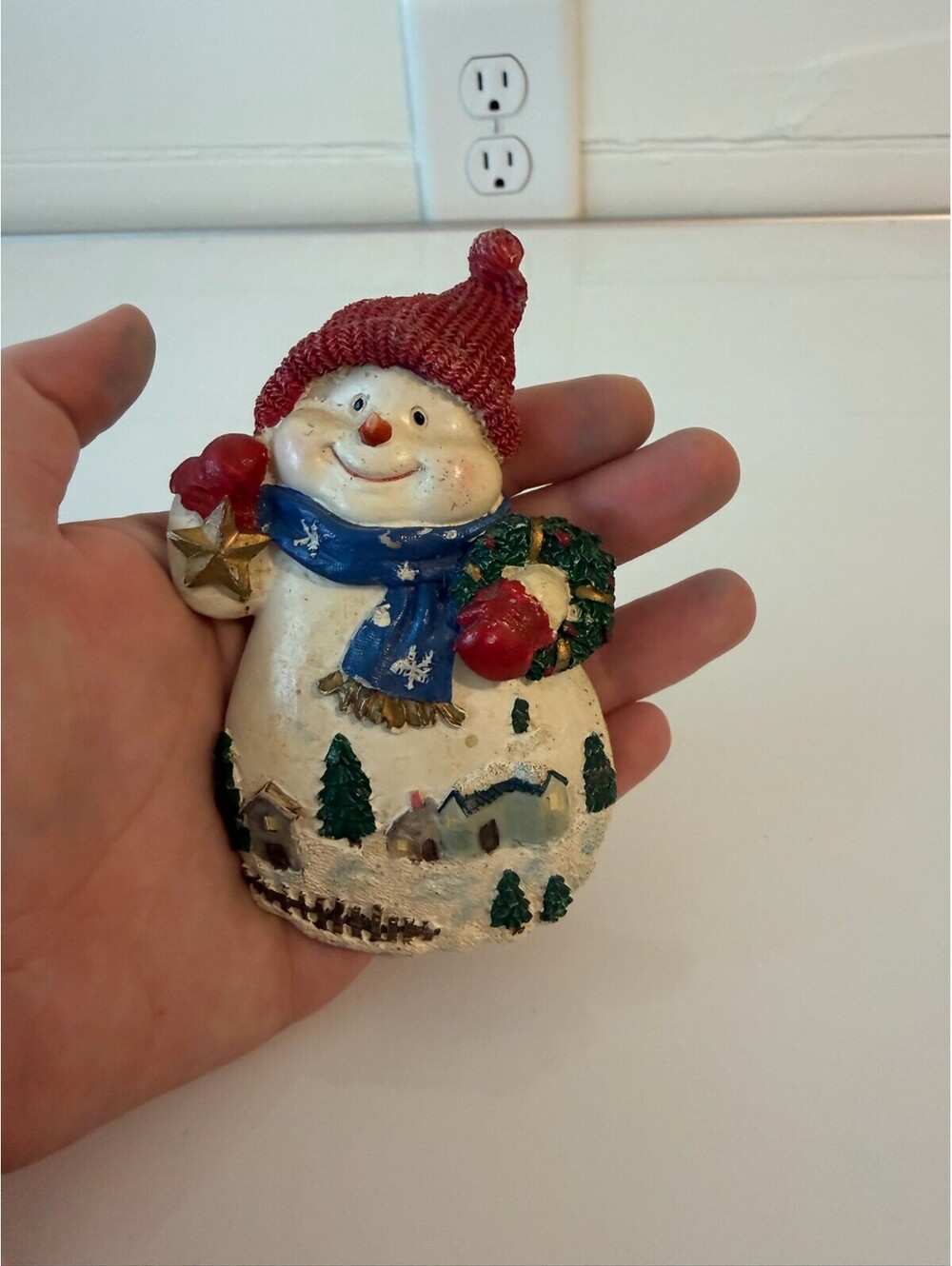 Vintage Snowman Magnet